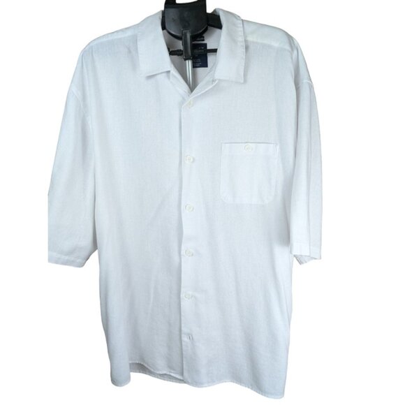 Men's Trust 4XL 55 Linen 45 Rayon Short Sleeve Shirt/Pants Combination Outfit - Picture 3 of 11